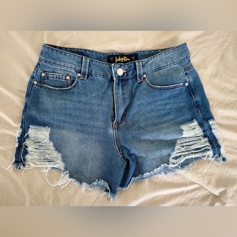 Women's Blue Denim Shorts - Size 9